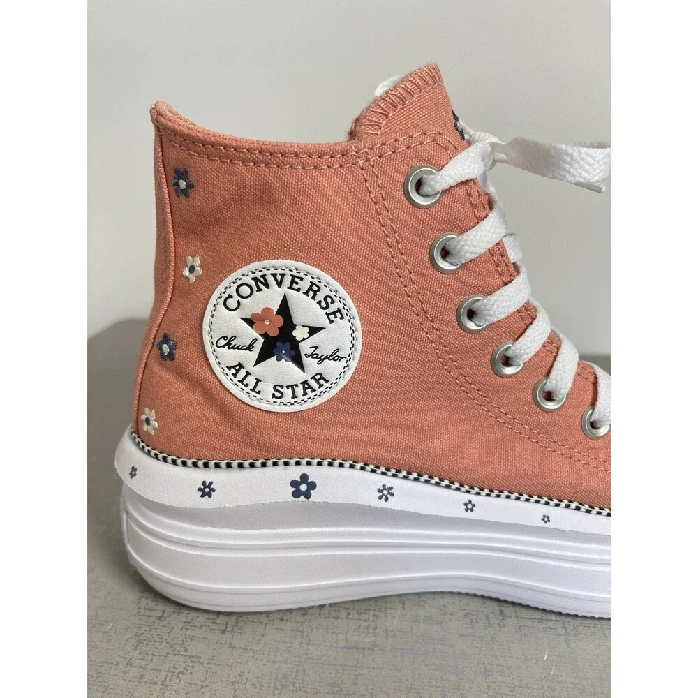 Converse Chuck Taylor All Star Move Platform Petals Floral Women's Shoes 8 M - Picture 9 of 13